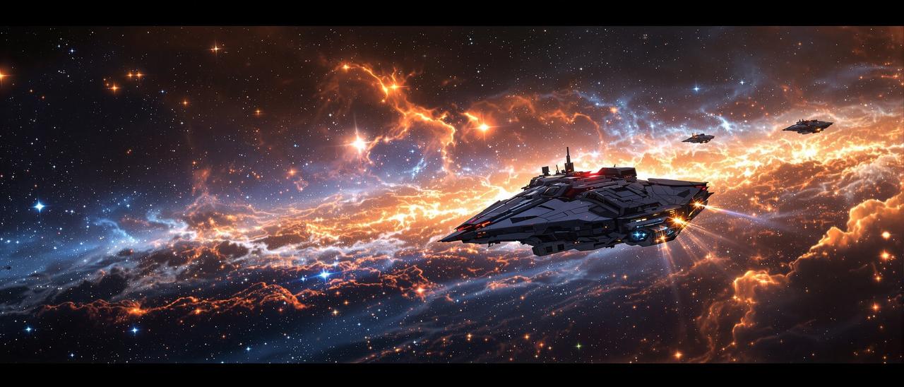 星际远征影视作品横幅背景图